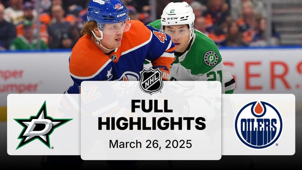 NHL Highlights | Stars vs. Oilers | March 26, 2025
