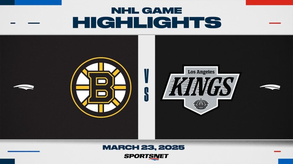 NHL Highlights | Bruins vs. Kings – March 23, 2025