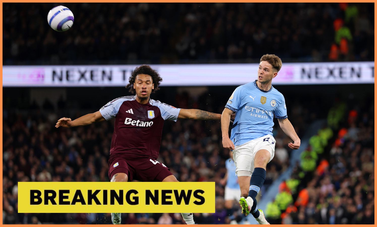James McAtee in action for Man City