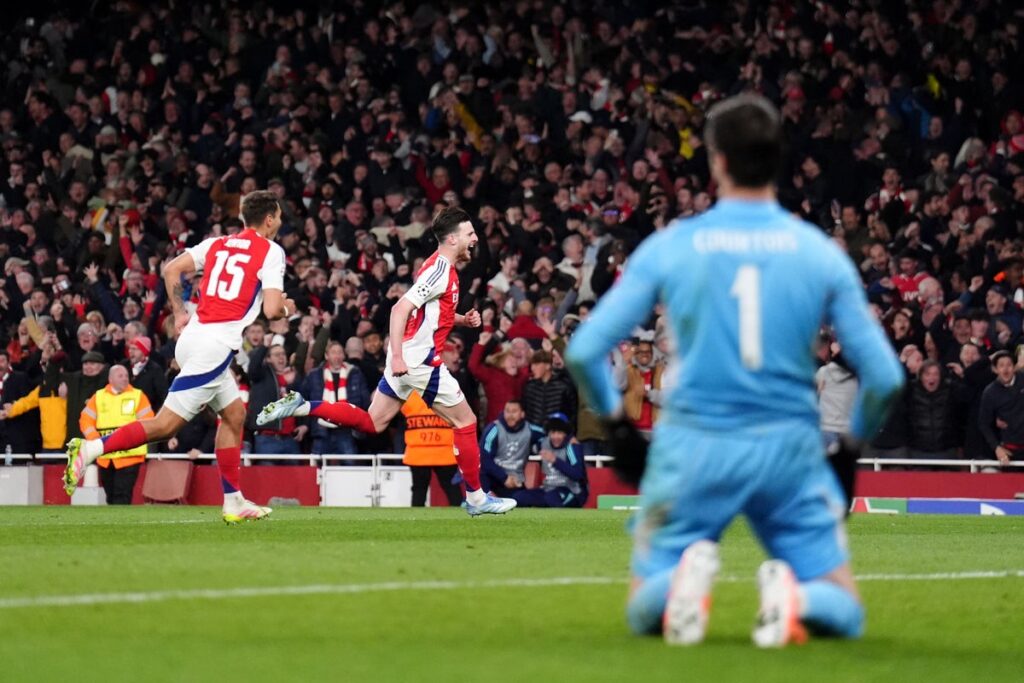 Thibaut Courtois criticises Real Madrid teammates for role in Declan Rice free-kicks