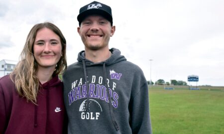 Hayfield’s Bronson stays motivated by her older brother, who overcame cancer to continue golfing – Austin Daily Herald