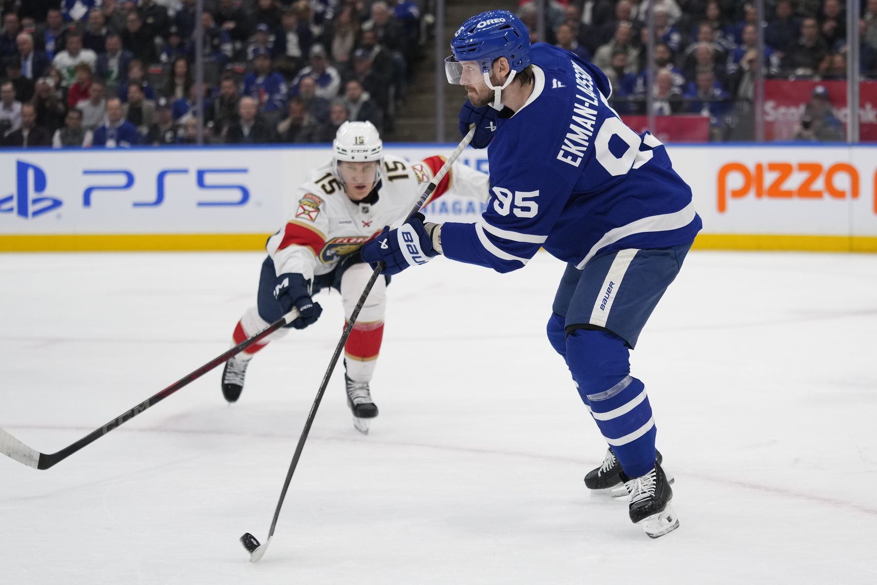 ‘Trying To Help In Any Way I Can’: Maple Leafs Leaning On Oliver Ekman-Larsson, Former Panthers In Playoff Rematch Against Florida