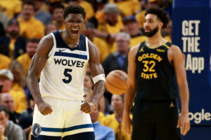 NBA playoffs: Anthony Edwards erupts late to lift Timberwolves to a commanding Game 4 win over the Warriors
