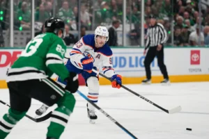 Count On Nugent-Hopkins, Johnston Scoring in High-Flying Game 1 of Western Conference Finals