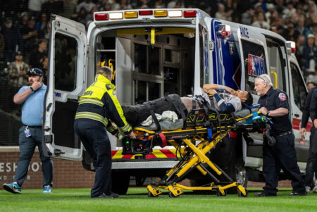 Yankees 3B Oswaldo Cabrera makes first comments after brutal ankle injury: ‘My return to the field begins today’