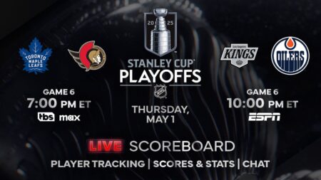 2025 NHL Playoffs – Game 6: Senators vs Maple Leafs & Oilers vs Kings