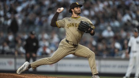 After losing no-hit bid in 7th inning, Padres pitcher Dylan Cease exits with apparent injury