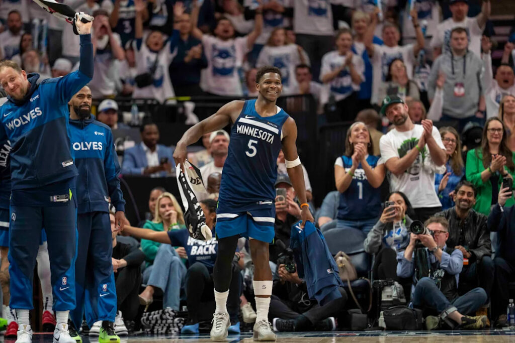 Anthony Edwards’ injury scare shows fragile nature of NBA playoffs — and how it could all come down to one star