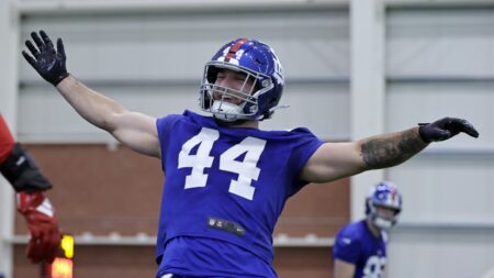 Giants rookie RB Cam Skattebo hopes to keep running people over in the NFL