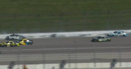 Corey Heim trigger Kansas NASCAR pileup that collects Bubba Wallace, others