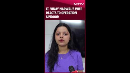 Operation Sindoor | Lt. Vinay Narwal’s Wife On Operation Sindoor