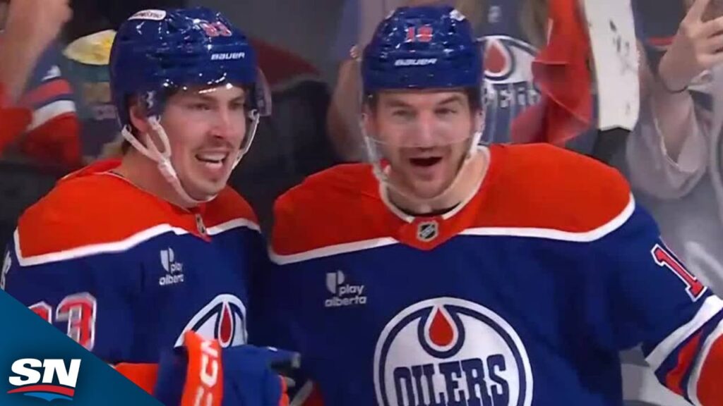 Oilers’ Ryan Nugent-Hopkins Has Sweet Release On Power-Play Goal Vs. Kings