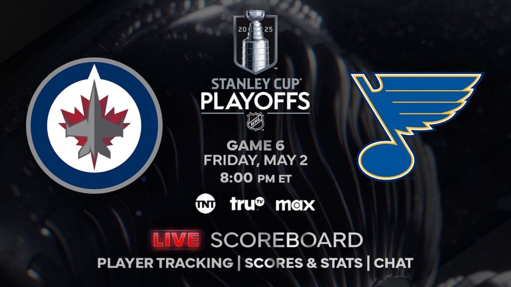 2025 NHL Playoffs – Game 6: St. Louis Blues vs Winnipeg Jets
