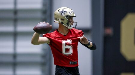 Tyler Shough is the betting favorite to win the Saints’ starting quarterback job