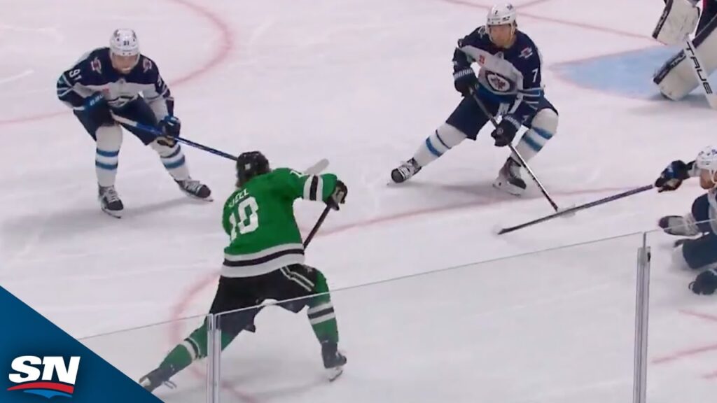 Stars’ Sam Steel Pounces On Rebounds And Roofs It Past Connor Hellebuyck