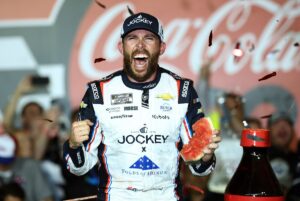 Ross Chastain fights from last to first to win wild Coca-Cola 600