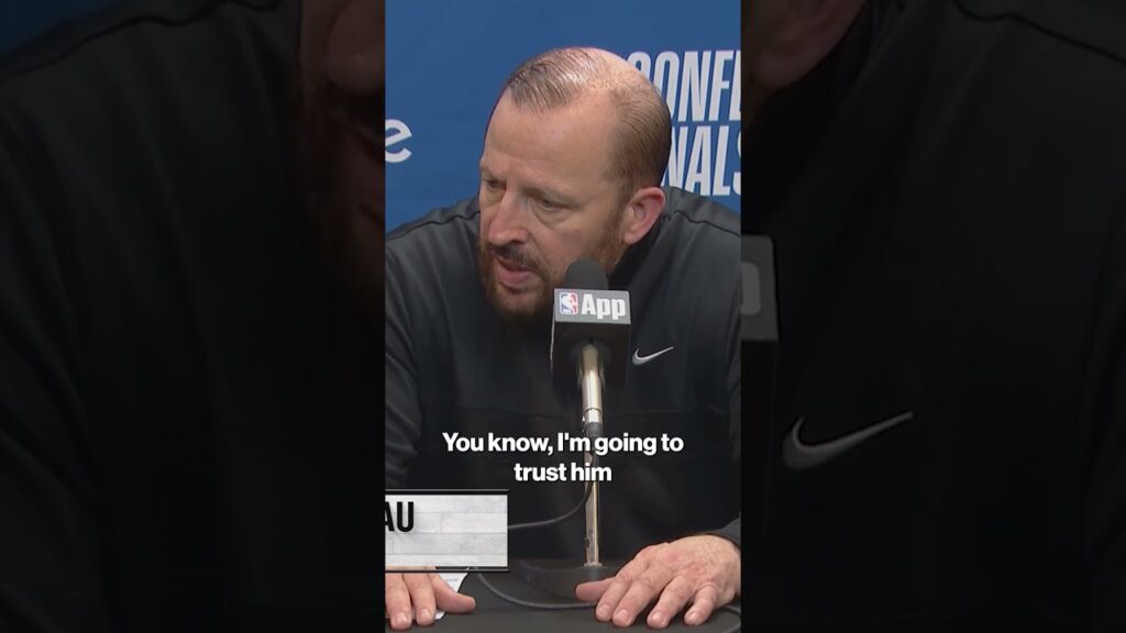 Tom Thibodeau explains decision to not use timeout late in Game 2 loss #shorts