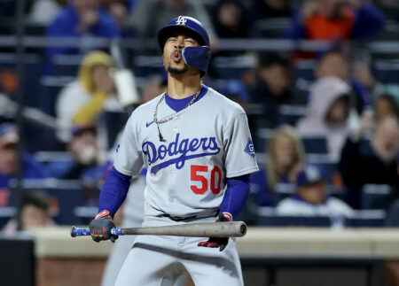 Dodgers star Mookie Betts fractures toe by stubbing it in dark bathroom, doesn’t expect to miss much time