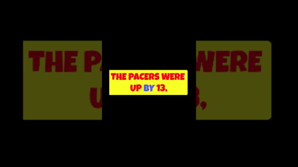 Pacers Collapse in Game 3: Is the Series Slipping Away? #basketball #nbahighlights #news #nbanews
