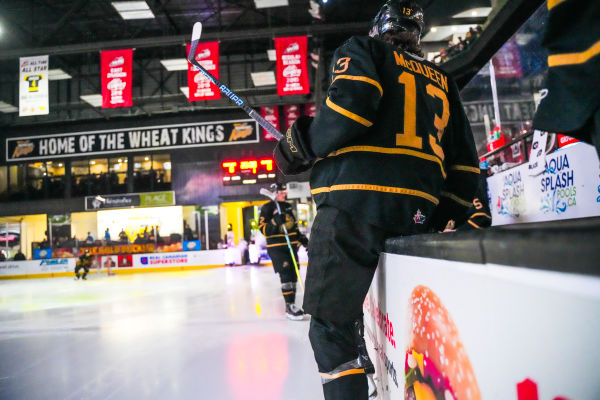Wheat Kings' Roger McQueen Re-joins Team, Records Assist In Second Game Back
