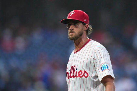 Phillies put struggling Aaron Nola on IL with sprained ankle after allowing 13 runs in past 2 starts