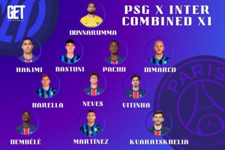 PSG-Inter Combined XI: Donnarumma or Sommer? Mendes or Dimarco? Vitinha or Çalhanoğlu?