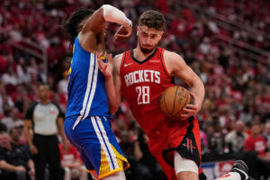 NBA playoffs: Rockets fend off Warriors bench rally after Golden State waved white flag to send series to Game 6