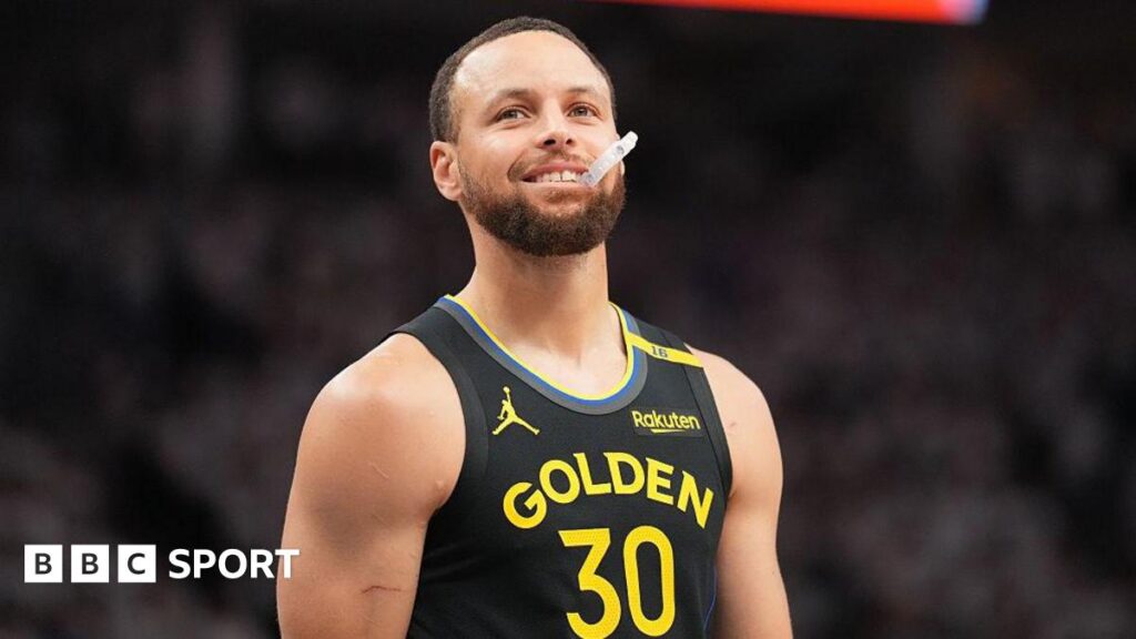 NBA play-offs: Stephen Curry injured as Golden State beat Minnesota