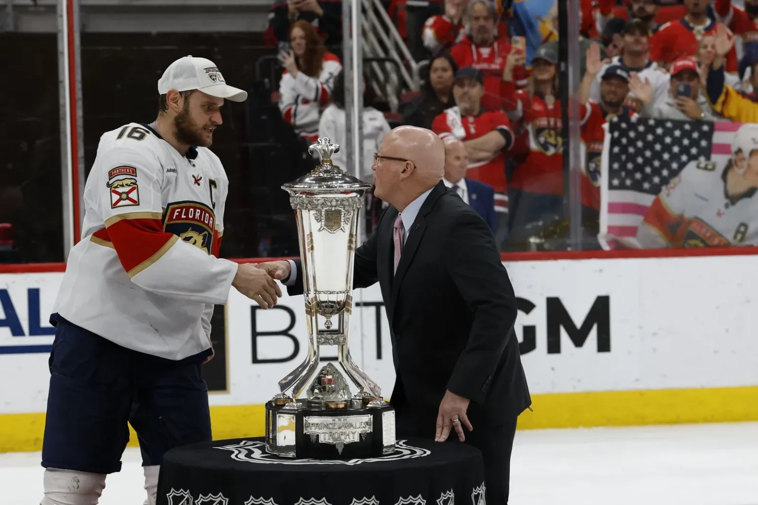 Florida Panthers Don't Touch NHL's Prince Of Wales Trophy As They Make Third Straight Cup Final