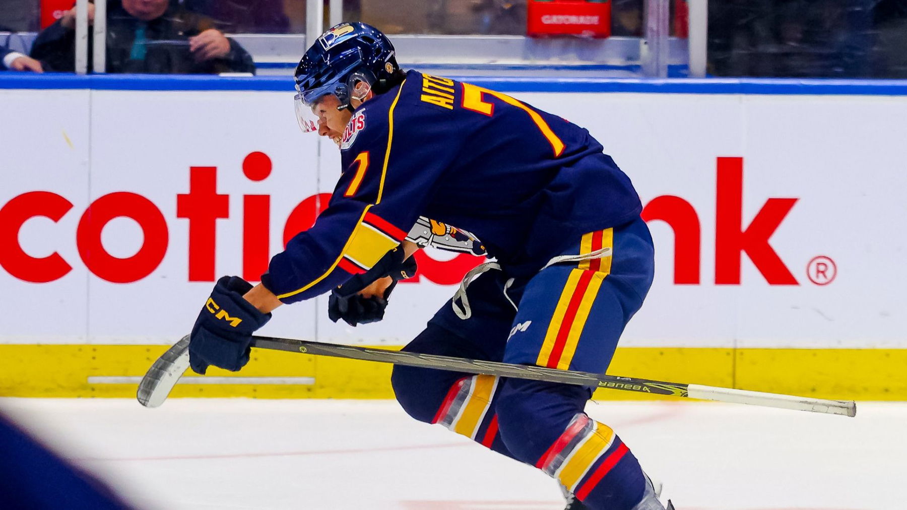 Kashawn Aitcheson. (Credit: Barrie Colts, OHL)