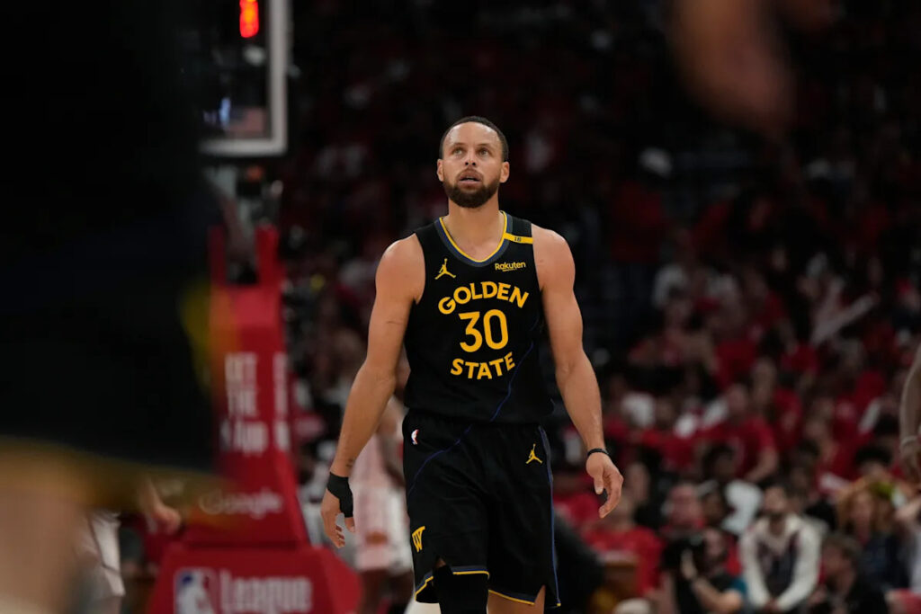 Stephen Curry to miss ‘at least a week’ after suffering hamstring strain in series opener vs. Minnesota: Report