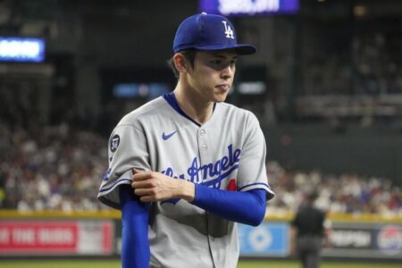 Dodgers place Roki Sasaki on injured list, further depleting the team’s pitching