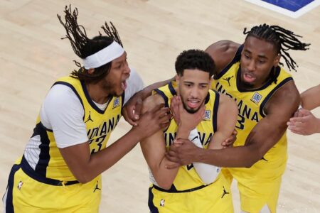 Haliburton and Pacers stun Knicks with wild comeback in Game 1 of East finals