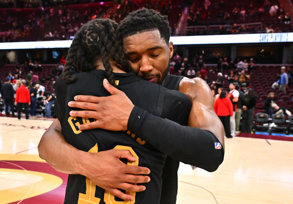 NBA playoffs: Donovan Mitchell returns to court to sit on bench an hour after Cavaliers eliminated: ‘We’ll be back’