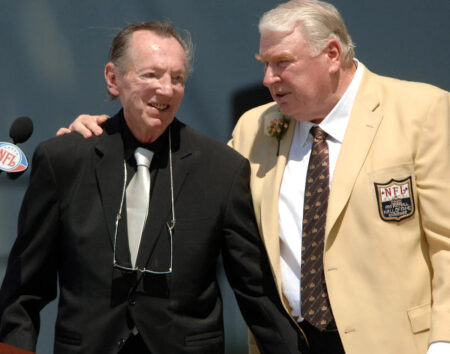Madden movie image gives fans first look at Nicolas Cage as John Madden, Christian Bale as Al Davis