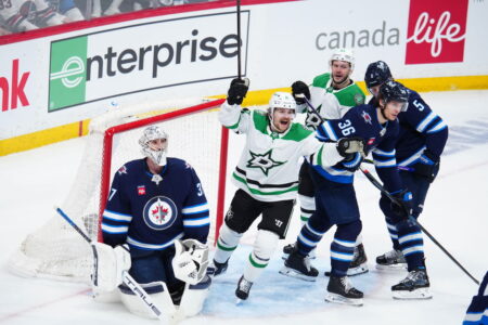 Rantanen Scores Second-Straight Hat Trick in Game 1 Victory Over Winnipeg