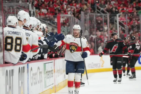 Panthers cruise to victory over Carolina in Game 1 of Eastern Conference Final