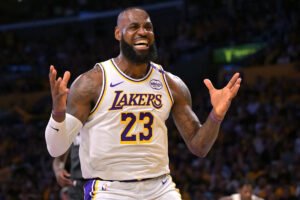 LeBron James on first-round loss to Minnesota and knee injury: ‘We ran into a damn good matchup’