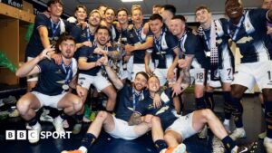 Falkirk’s journey from League 1 to Premiership in two seasons