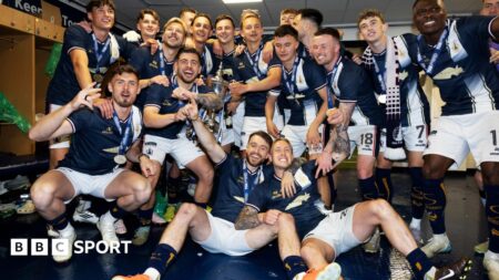 Falkirk’s journey from League 1 to Premiership in two seasons