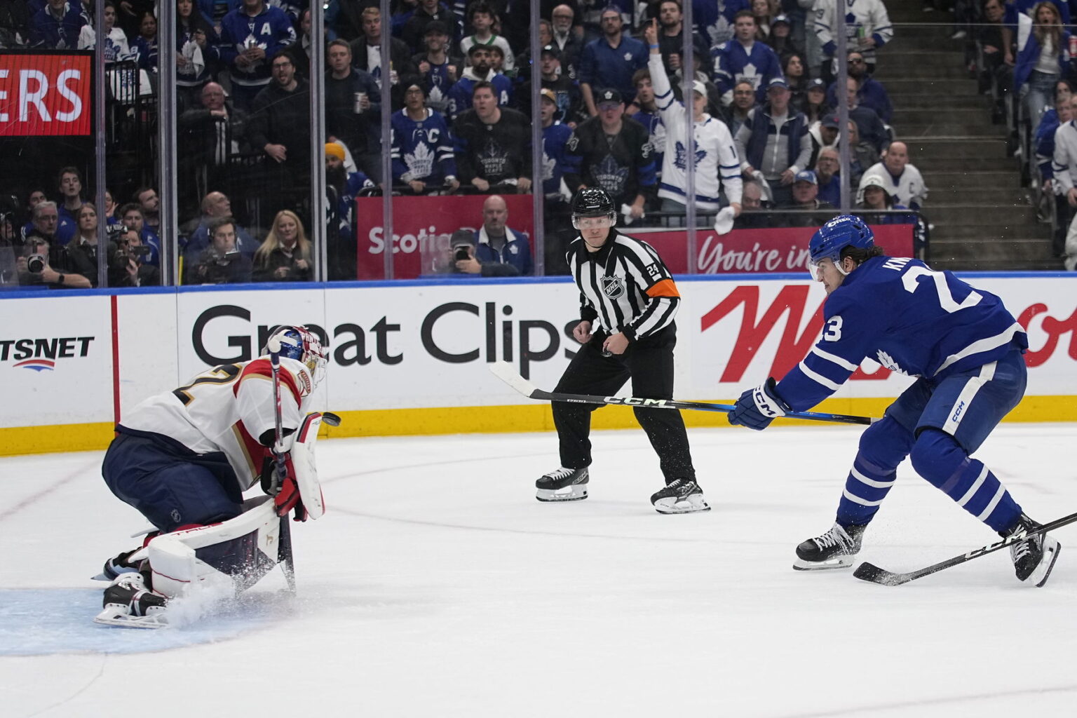 ‘He's a Pit Bull With Some Nice Hands’: How Matthew Knies Continues To Evolve Into Playoff Difference-Maker For Maple Leafs