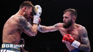 Cacace v Wood: Belfast fighter wins bout with ninth-round TKO
