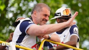 Ange Postecoglou: Tottenham manager yet to discuss his future with the club