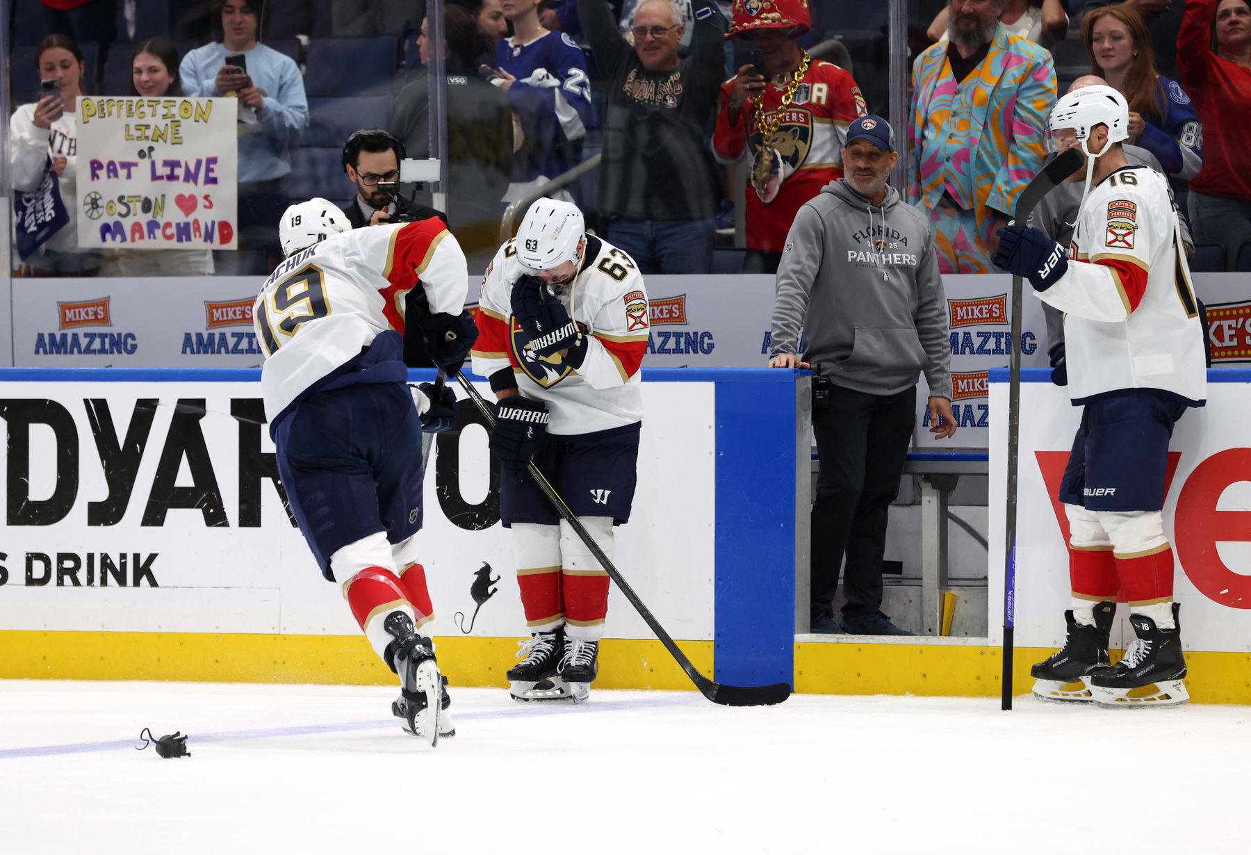 Panthers' Matthew Tkachuk Has Big Praise For Brad Marchand