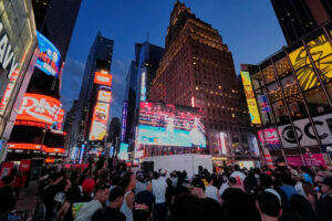 Times Square boxing event ends in a stunner as Rolando Romero beats Ryan Garcia. Haney, Lopez win