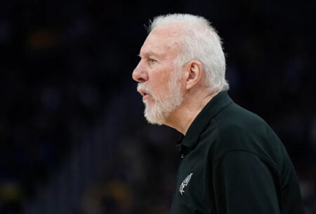 Longtime Spurs coach Gregg Popovich stepping down as NBA’s winningest coach in history after 29 seasons, will transition to team president