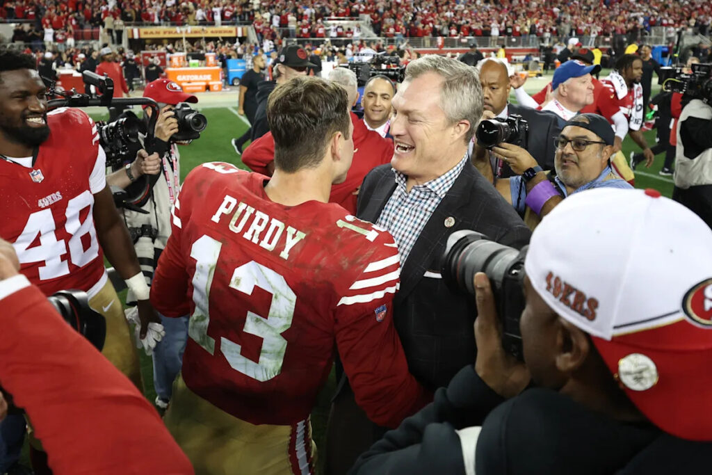 49ers GM John Lynch on Brock Purdy contract extension talks: ‘We’re having really good, positive discussions’