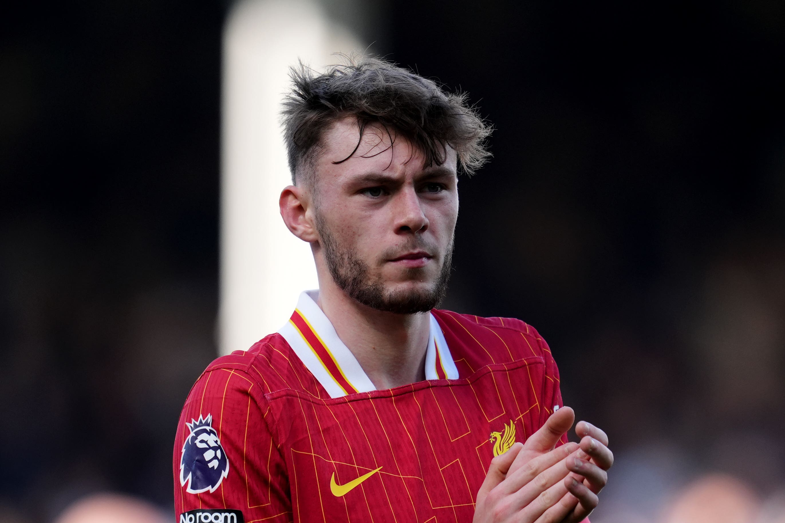 Conor Bradley will have his eye on locking down right-back despite Frimpong’s arrival