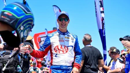 Joey Logano wins, Michael McDowell crashes