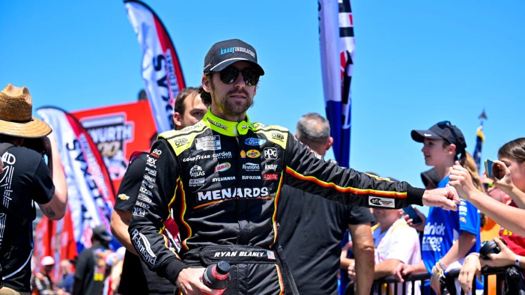 Ryan Blaney hopes to get back on track NASCAR in Nashville race